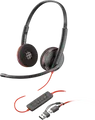 Produktbild: HP 8X228AA - Headset, Blackwire 3220, Stereo, USB-C +USB-C/A