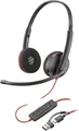 Produktbild: HP Poly Blackwire 3220 Stereo USB-C Headset + USB-C/A Adapter #AL005