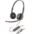 Produktbild: HP Poly Blackwire C3220 Over Ear Headset kabelgebunden Stereo Schwarz Headset,