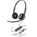 Produktbild: Poly Blackwire 3220 USB-C Stereo-Headset + USB-C/A-Adapter