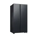 Produktbild: Samsung RS62DG5003B1EF Side-by-Side-Kühlschrank mit Gefrierfach, 178 cm, 628 l, SmartThings AI Energy Mode, Twist Ice Maker, SpaceMax, No Frost+, Premium Black Steel