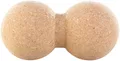 Produktbild: newgen medicals Massage-Doppelkugel: Massage-Duoball und Faszien-Trainer zur Selbstmassage, Kork, Ø 8 cm (Massagedoppelbälle, Twinballs, Fuss Massager)
