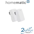 Produktbild: 2er Set Homematic IP Heizkörperthermostat - kompakt Inkl. Demontageschutz-H