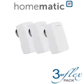 Produktbild: 3er Set Homematic IP Heizkörperthermostat - kompakt Inkl. Demontageschutz-H