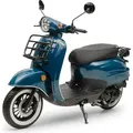 Produktbild: Motorroller 50 ccm Burnout Luna Ozeanblau 45 km/h