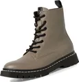 Produktbild: Tamaris Damen Schnürstiefeletten/ Stiefeletten Taupe Glattleder Größe: 37