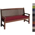 Produktbild: sunnypillow Bankauflage Bankkissen mit abnehmbarem Bezug, Auflage für Gartenbank 140 x 30 x 5cm rot 170 cm x 5 cm x 30 cm