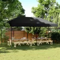 Produktbild: Partyzelt Faltbar Pop-Up Schwarz 580x292x315 cm