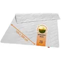 Produktbild: sleepling Sommerbettdecke Wildseidendecke, 135x200 cm, 155x220 cm und weitere Größen, Füllung: 100% Wildseide, Bezug: 100% Baumwolle, kühlend und feuchtigkeitsregulierend, Made in Germany weiß 135 cm x 200 cm