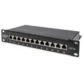 Produktbild: Digitus DN-91612S-EA 12 Port Netzwerk-Patchpanel 254 mm (10) CAT 6a 1 HE