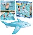 Produktbild: Bestway Aufblasbarer Hai - Aufblastier Luftmatratze Reittier Ride On Schwimmtier