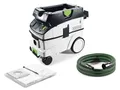 Produktbild: Festool Absaugmobil CTH 26 E CLEANTEC (mit Hauptfilter, Sicherheits-Filtersack, Saugschlauch glatt Ø 27/32 x 3,5 m)