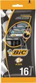 Produktbild: BIC 3 Action Herren Nassrasierer Set 3 Klingen Einwegrasierer Rasierer 16er Pack