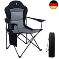 Produktbild: EVER ADVANCED Klappstuhl Campingstuhl Angelstuhl faltbar hoher Rücken mit