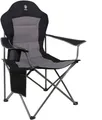 Produktbild: EVER ADVANCED Luxuriöser Campingstuhl EUEA-FC750-99806-BLK-2P 2 Stück