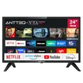 Produktbild: Antteq AV24H3 Fernseher 24 Zoll (60 cm) Smart TV mit Netflix, Prime Video, Rakuten TV, DAZN, YouTube, UVM, WiFi, Triple-Tuner DVB-T2 / S2 / C