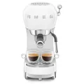 Produktbild: SMEG ECF02WHEU 50s Style Espresso-Kaffemaschine Weiß