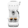 Produktbild: SMEG ECF02WHEU 50s Style Espresso-Kaffemaschine Weiß