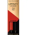 Produktbild: Max Factor Lipfinity Lip Colour Luscious 130 – Kussechter Lippenstift mit 24h Halt ohne auszutrocknen, mit intensiver Farbabgabe & präzisem Applikator - mit intensiv pflegendem Gloss-Top Coat