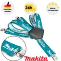 Produktbild: Makita E-05402 Hosenträger Unisex Y-Form mit Metallclips Blau für Arbeitshosen