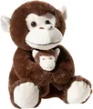 Produktbild: Heunec® Kuscheltier Misanimo, Affe mit Baby, 25 cm