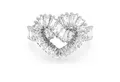 Produktbild: Swarovski Fingerring Swarovski 5648292 Cocktailring Matrix, Verschiedene Schliffe, Herz (kein Set, 1-tlg)