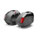 Produktbild: GIVI V35 Monokey Seitenkoffer Set, schwarz-rot