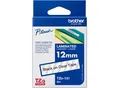 Produktbild: Schriftbandkassette Brother TZe-131, selbstklebend, L 8 m x B 12 mm, farblos/schwarz