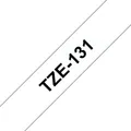 Produktbild: Brother Schriftband TZe-131 (lam) Schwarz auf Farblos BxL Tintenpatrone