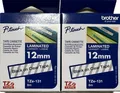 Produktbild: 2x Brother P-Touch TZe-131 Schriftbandkassette  Schwarz - Transparent 12mm - 8 m