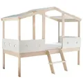 Produktbild: Boxxx Hausbett, Weiß, Kiefer, Holz, Kiefer, massiv, 90x200 cm, Kinder- & Jugendzimmer, Kindermöbel, Kinderbetten, Hausbetten