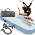 Produktbild: AIR Tracking TRACK Matte - aufblasbar, Tumbling Matte 10 cm - 20 cm hoch, mit elektrischer Pumpe, Farbwahl, Größe: 1 2 3 4 m Tumblingmatte, Gymnastikmatte, Turnmatte, Trainingsmatte, Fitnessmatte