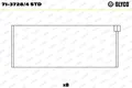 Produktbild: PLEUELLAGER GLYCO 71 3728 4 STD FÜR AUDI FORD SEAT SKODA VW