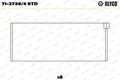 Produktbild: GLYCO Pleuellager 71-3728/4 STD für AUDI FORD SEAT SKODA VW