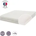 Produktbild: Bambini klappbare Reisebettmatratze 120x60 cm Schäfchen faltbar