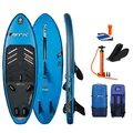 Produktbild: STX iWindsurf RS 250 Windsurf SUP aufblasbar 250×84 cm – Komplettset mit Finnen, Pumpe & Trolley