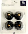 Produktbild: Graef 0000001 Gummisaugfüße, mit M6-Gewinde, anthrazit (4er Pack)