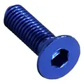 Produktbild: F26 Alu M6 Senkkopfschraube DIN 7991 7075 (Blau, 35mm)