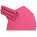 Produktbild: Moderne Tischsets in Pink im 12er Set - Abwaschbare Platzsets als rechteckige Tischuntersetzer - Gewebtes Platzdeckchen als Tischunterlage für Esstisch Wohnzimmer Tisch-Deko