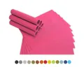 Produktbild: matches21 HOME & HOBBY Platzset Tischsets BORDA 12er Set Pink als Tischuntersetzer, (12-St), Abwaschbare Platzsets als Tischunterlagen für Ess-Tisch Tisch-Deko