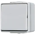Produktbild: Jung 607W Wippschalter, Kreuz, 10 AX 250 V ~, IP 44, WG 600