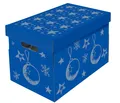Produktbild: NIPS Aufbewahrungsbox CHRISTMAS mit variabler Innenaufteilung auf 3 Ebenen (1 St), für Christbaumkugeln, Weihnachtsschmuck, Weihnachtsdeko, Wellkarton
