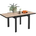 Produktbild: Outsunny Gartentisch, Natur, Metall, 80x75x160 cm, Gartenmöbel, Gartentische, Gartentische