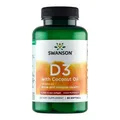 Produktbild: SWANSON Vitamin D3 2000 IE mit Kokosnussöl