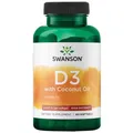 Produktbild: Swanson, Vitamin D3 with Coconut Oil - High Potency, 2,000IU (50 mcg), 60