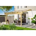 Produktbild: Skan Holz Terrassenüberdachung Verona B x T 434 cm x 239 cm Leimholz Natur