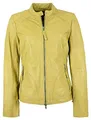 Produktbild: Jilani - Damen Lederjacke Lammnappa gelb Größe 38