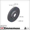 Produktbild: 2x Zimmermann 600.3221.52 Bremsscheibe Ø288 für VW SKODA SEAT AUDI LEON SC ALTEA