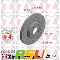Produktbild: 2x Zimmermann Bremsscheibe SPORT Z 600.3221.52 Höhe 50 mm Lochkreis 112 mm