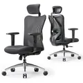 Produktbild: SIHOO M18 Ergonomischer Büro- und Schreibtischstuhl mit verstellbarer Kopfstütze